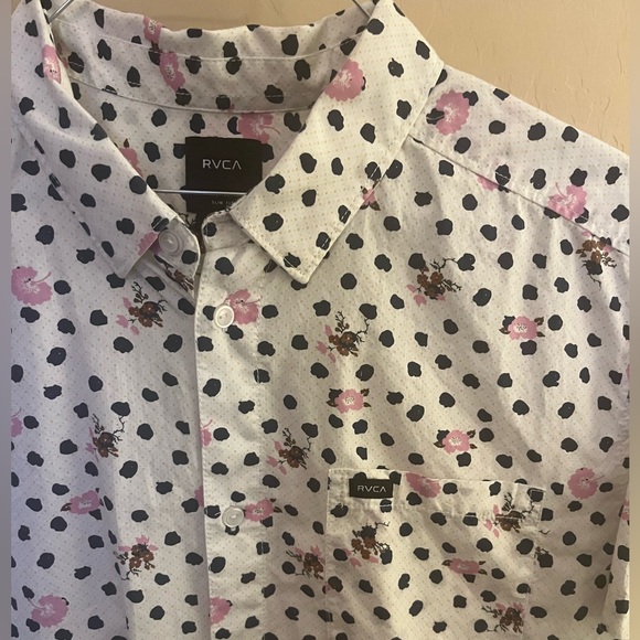 Men’s RVCA SS Button up - Picture 4 of 7